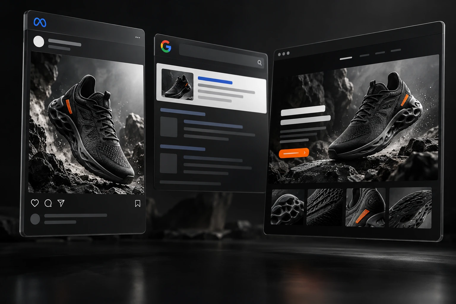 Digital marketing service concept illustration